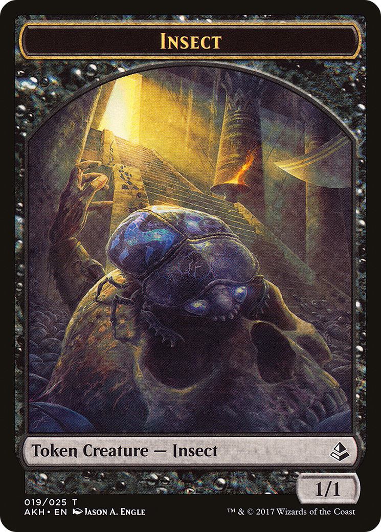 Insect Token (AKH-019) - Amonkhet Tokens Foil-1