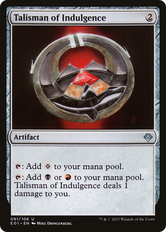 Talisman of Indulgence [Archenemy: Nicol Bolas]-1
