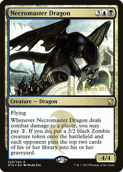 Necromaster Dragon [Dragons of Tarkir Prerelease Promos]-1