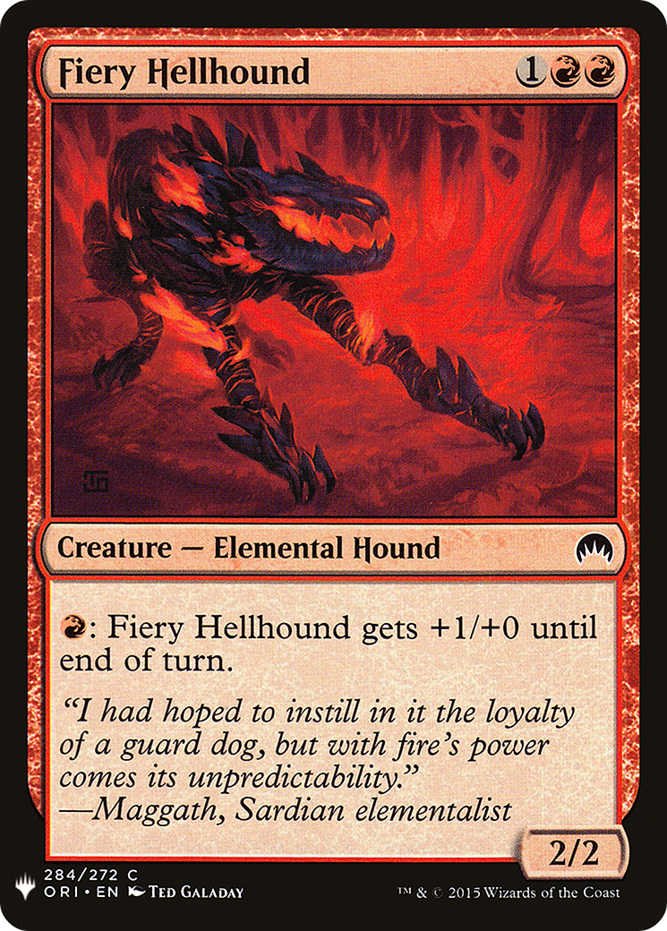 Fiery Hellhound [Mystery Booster]-1