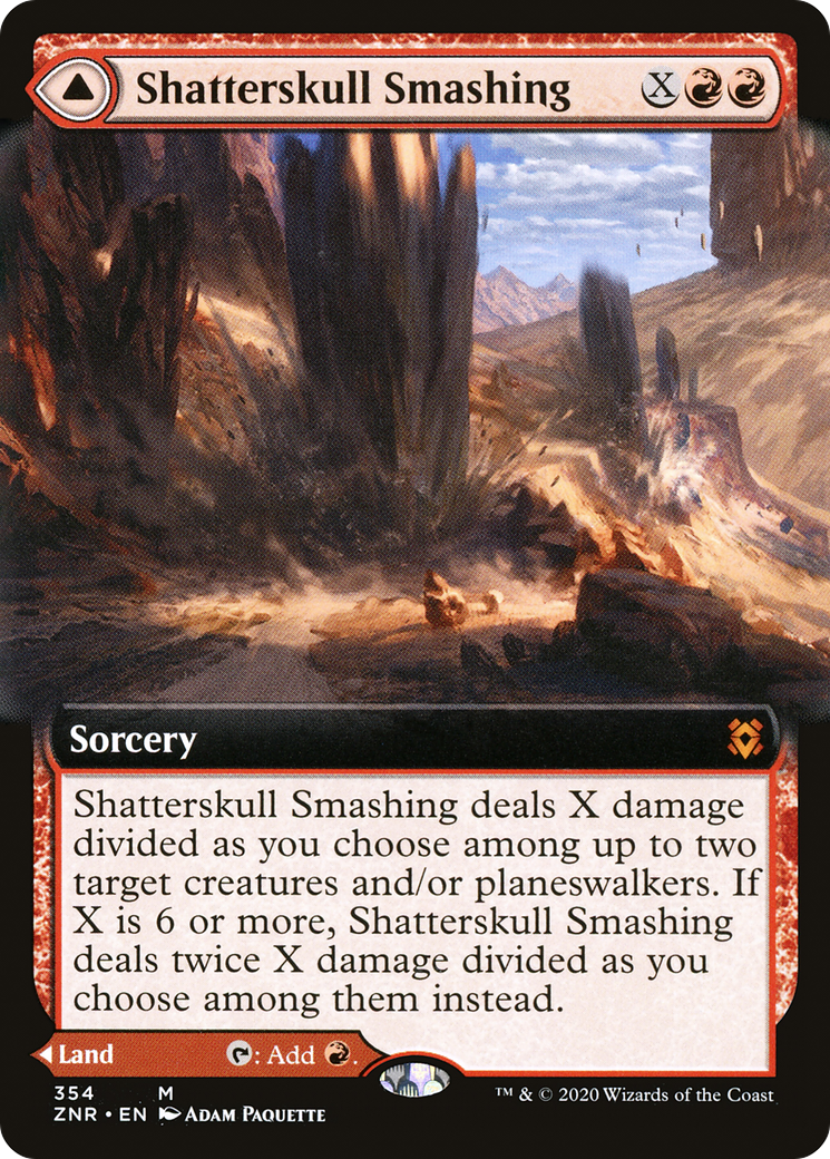 Shatterskull Smashing // Shatterskull, the Hammer Pass (Extended Art) [Zendikar Rising]-3