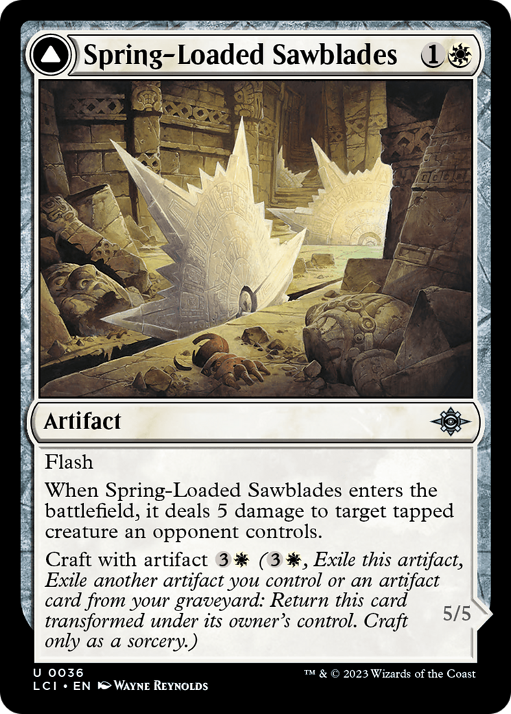 Spring-Loaded Sawblades // Bladewheel Chariot [The Lost Caverns of Ixalan]-3