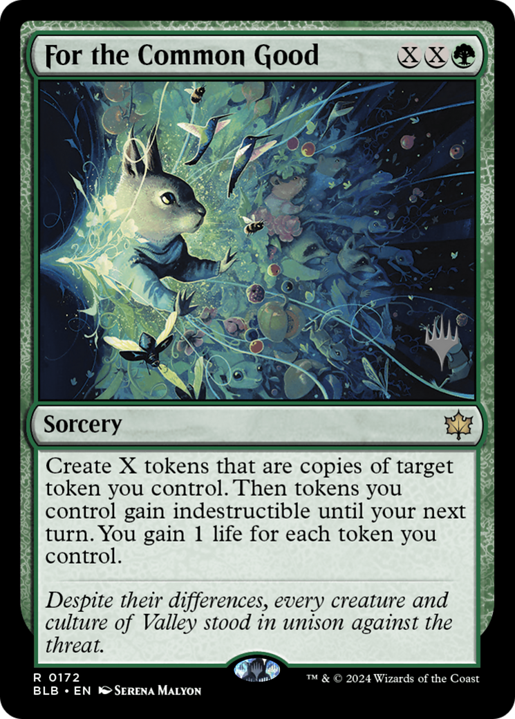 For the Common Good (Promo Pack) [Bloomburrow Promos]-1