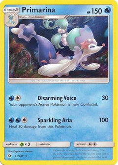 Primarina (41/149) (Water Web Holo) [Sun & Moon: Base Set]-1