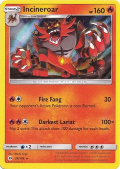 Incineroar (26/149) (Water Web Holo) [Sun & Moon: Base Set]-1