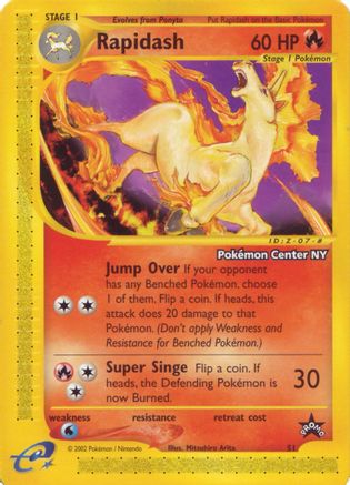 Rapidash (51) (Pokemon Center NY Promo) [Wizards of the Coast: Black Star Promos]-1