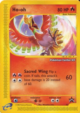 Ho-oh (52) (Pokemon Center NY Promo) [Wizards of the Coast: Black Star Promos]-1