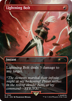 Lightning Bolt (SLD-1743) - Secret Lair Drop (Borderless) Foil-1