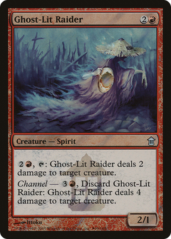 Ghost-Lit Raider [Saviors of Kamigawa Promos]-1