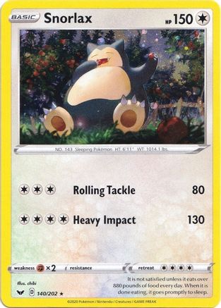 Snorlax (140/202) (Cosmos Holo) [Sword & Shield: Base Set]-1