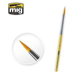 Ammo by MIG - Brushes - 4 Synthetic Round Brush