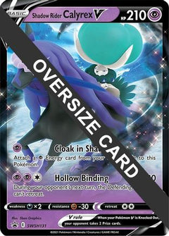 Shadow Rider Calyrex V (SWSH131) (Jumbo Card) [Sword & Shield: Black Star Promos]-1