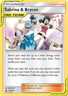 Sabrina & Brycen (SM246) [Sun & Moon: Black Star Promos]-1
