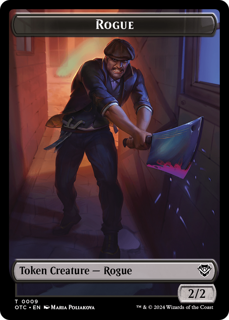 Rogue (TOTC-009) - Outlaws of Thunder Junction Commander Tokens Foil-1