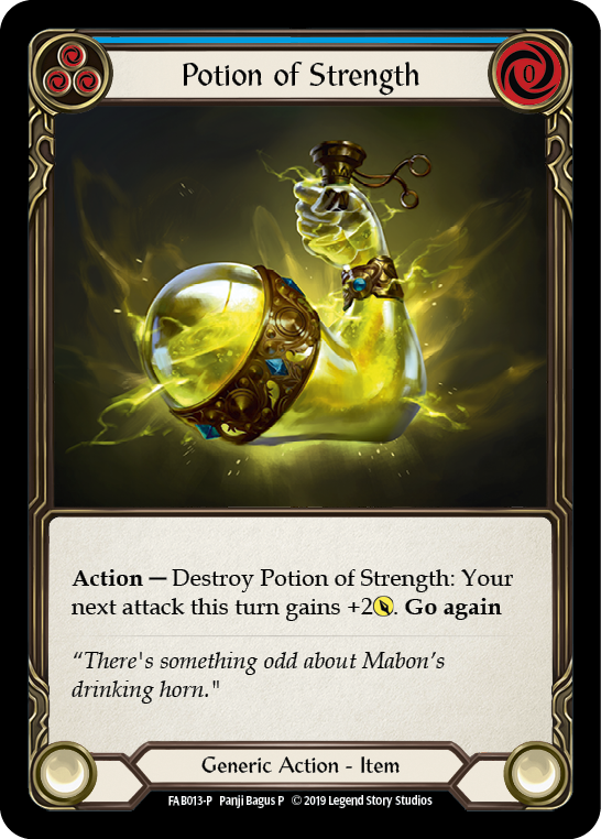 Potion of Strength [FAB013-P] (Promo)  1st Edition Cold Foil-1