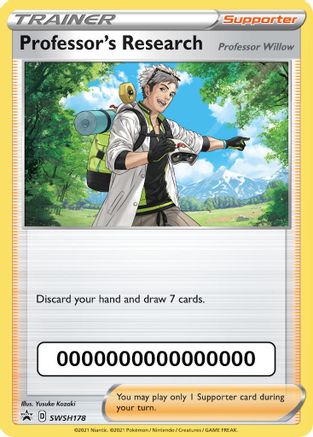 Professor's Research (SWSH178) (Pokemon Go Code) [Sword & Shield: Black Star Promos]-1
