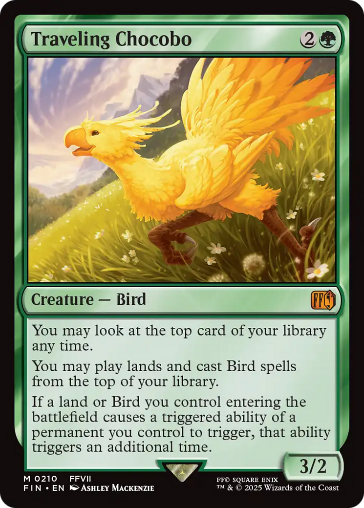 Traveling Chocobo (FIN-210) - FINAL FANTASY Foil-1
