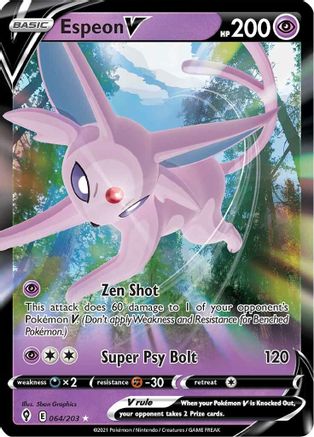 Espeon V (064/203) [Sword & Shield: Evolving Skies]-1