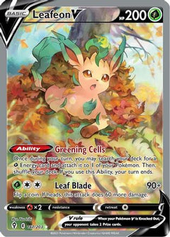 Leafeon V (167/203) [Sword & Shield: Evolving Skies]-1