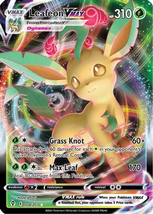 Leafeon VMAX (008/203) [Sword & Shield: Evolving Skies]-1