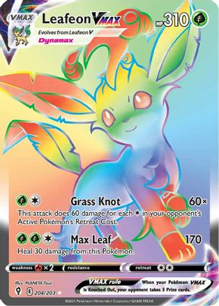 Leafeon VMAX (204/203) [Sword & Shield: Evolving Skies]-1