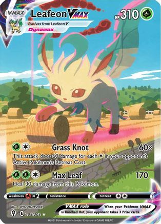Leafeon VMAX (205/203) [Sword & Shield: Evolving Skies]-1