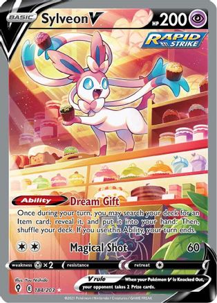 Sylveon V (184/203) [Sword & Shield: Evolving Skies]-1