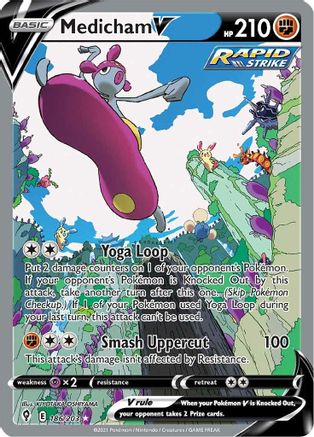 Medicham V (186/203) [Sword & Shield: Evolving Skies]-1