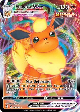Flareon VMAX (018/203) [Sword & Shield: Evolving Skies]-1
