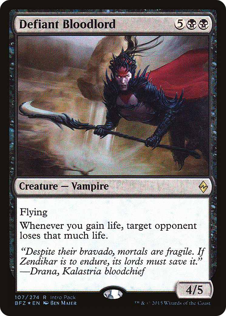 Defiant Bloodlord (Intro Pack) [Battle for Zendikar Promos]-1