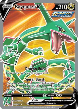 Rayquaza V (193/203) [Sword & Shield: Evolving Skies]-1