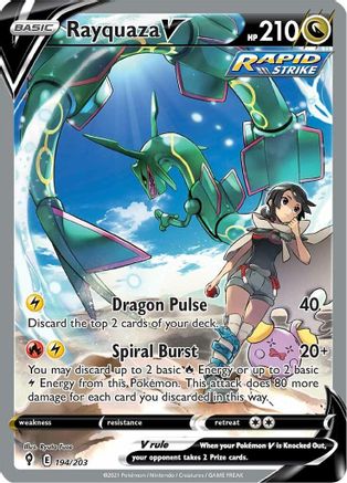 Rayquaza V (194/203) [Sword & Shield: Evolving Skies]-1