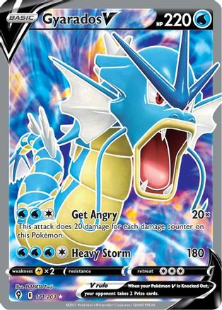 Gyarados V (171/203) [Sword & Shield: Evolving Skies]-1
