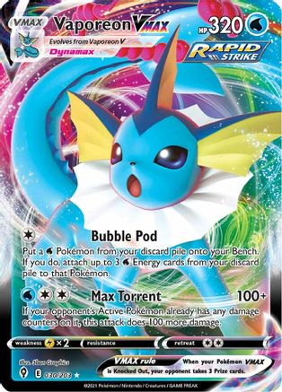 Vaporeon VMAX (030/203) [Sword & Shield: Evolving Skies]-1