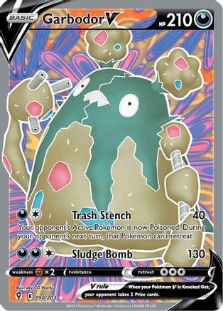 Garbodor V (190/203) [Sword & Shield: Evolving Skies]-1