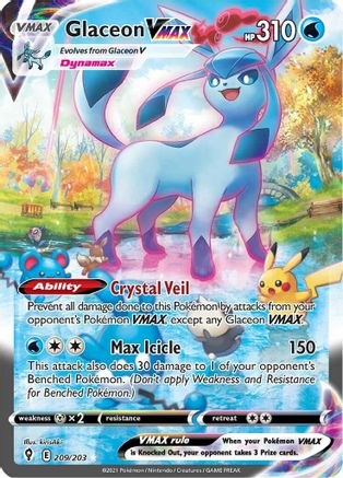 Glaceon VMAX (209/203) [Sword & Shield: Evolving Skies]-1