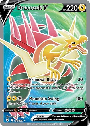 Dracozolt V (178/203) [Sword & Shield: Evolving Skies]-1