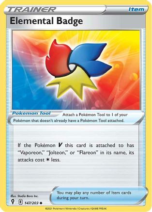 Elemental Badge (147/203) [Sword & Shield: Evolving Skies]-1