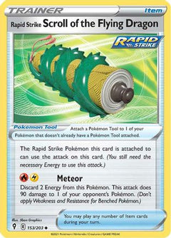 Rapid Strike Scroll of the Flying Dragon (153/203) [Sword & Shield: Evolving Skies]-1