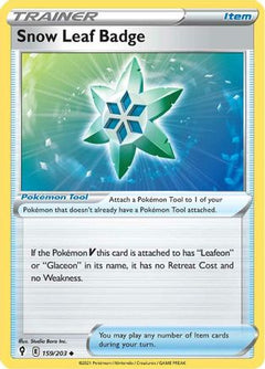 Snow Leaf Badge (159/203) [Sword & Shield: Evolving Skies]-1