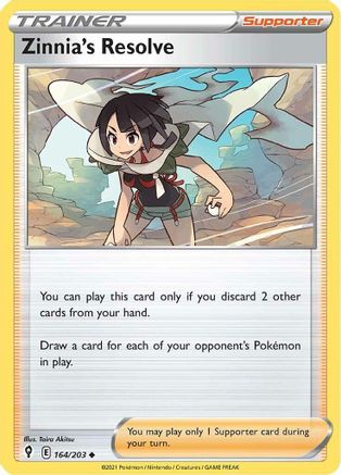 Zinnia's Resolve (164/203) [Sword & Shield: Evolving Skies]-1