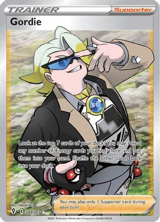 Gordie (201/203) [Sword & Shield: Evolving Skies]-1