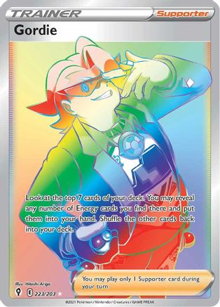 Gordie (223/203) [Sword & Shield: Evolving Skies]-1