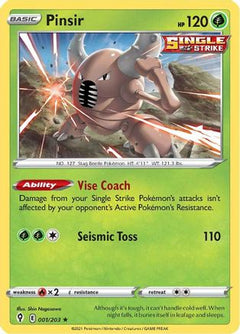 Pinsir (001/203) [Sword & Shield: Evolving Skies]-1