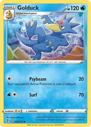 Golduck (025/203) [Sword & Shield: Evolving Skies]-1