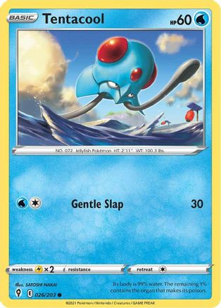 Tentacool (026/203) [Sword & Shield: Evolving Skies]-1