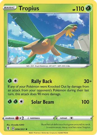 Tropius (006/203) [Sword & Shield: Evolving Skies]-1