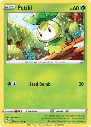 Petilil (009/203) [Sword & Shield: Evolving Skies]-1