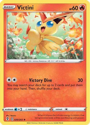 Victini (020/203) [Sword & Shield: Evolving Skies]-1
