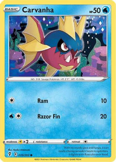 Carvanha (035/203) [Sword & Shield: Evolving Skies]-1